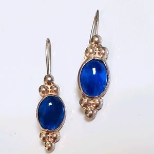 VTG  sterling silver earring with Lapis